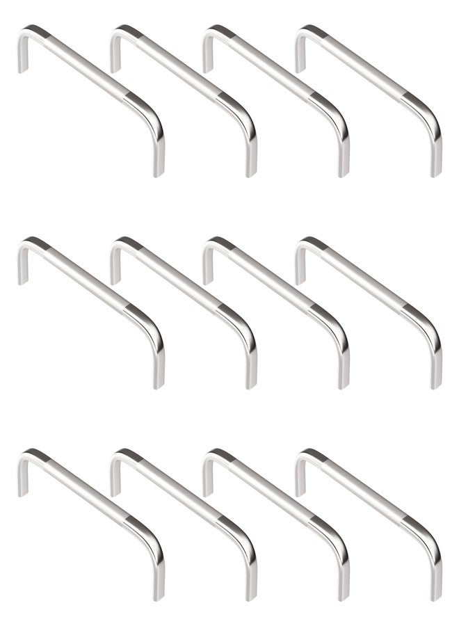 Atlantic Stainless Steel Capsule D Dwawer Cabinet Pull Handle 8 Inch (Total Length 200 Mm, Hole To Hole 195 Mm, Twotone Finish) Pack Of 12 Pieces - Image 1